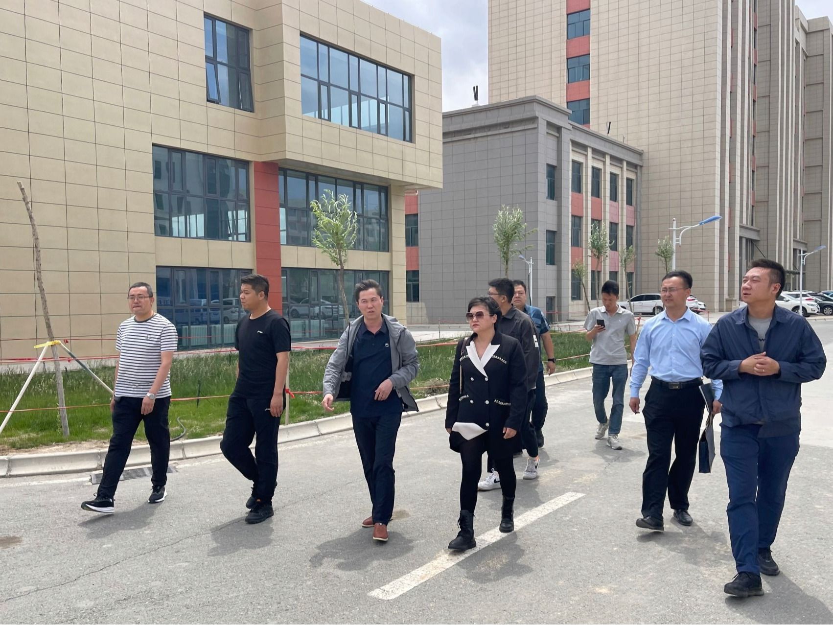 beat365官方网站参加兰州新区职教园区平安校园建设交叉检查工作