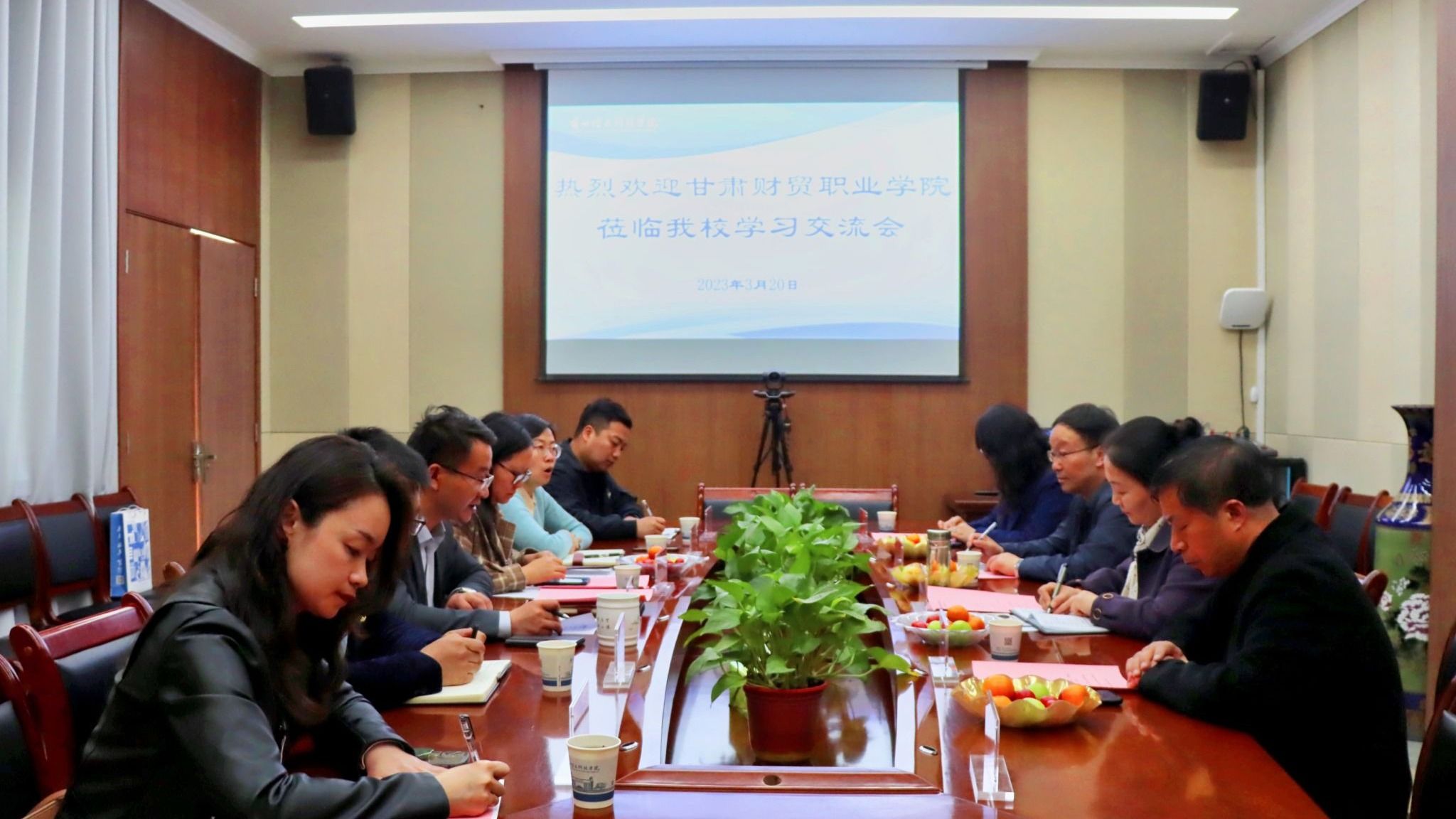 甘肃财贸职业技术学院前来beat365官方网站进行交流调研