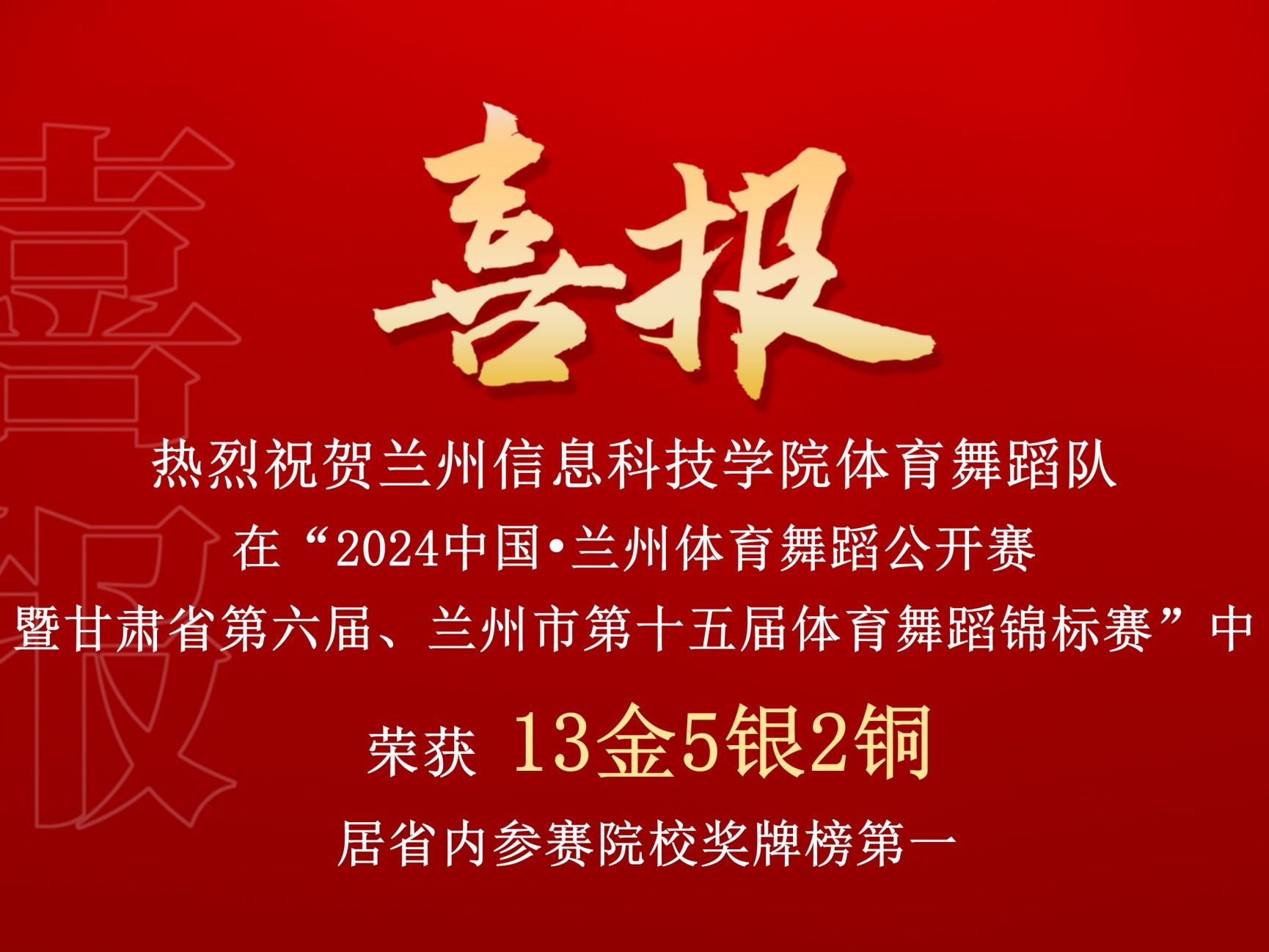 beat365官方网站体育舞蹈队在“2024中国•兰州体育舞蹈公开赛暨甘肃省第六届、兰州市第十五...